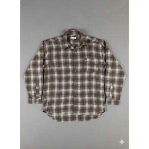 Guess by Georges Marciano Button-Up Shirt Mens Size XL‎ Gray Floral Vintage USA